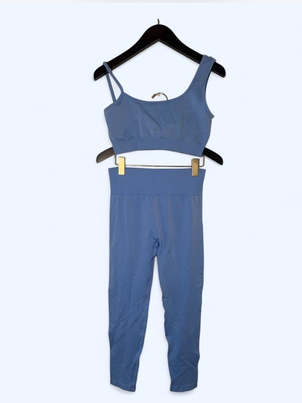 Old Navy Light Blue High-Waist Legging and Sports Bra Set